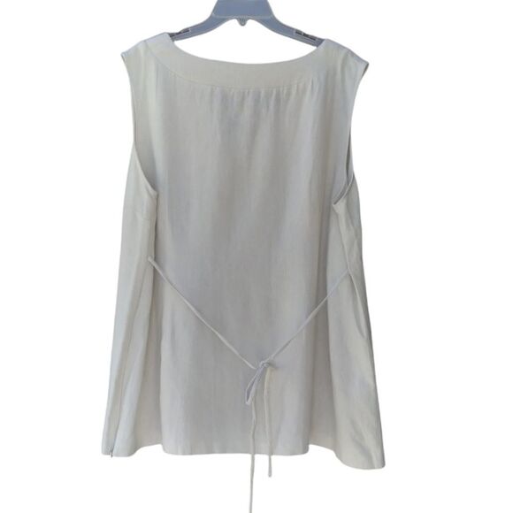 NWOT Midnight Velvet Linen Blend Top W/ Sequins - Picture 3 of 8